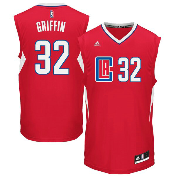 Maillot Los Angeles Clippers Homme Blake Griffin 32 2015 adidas Rouge